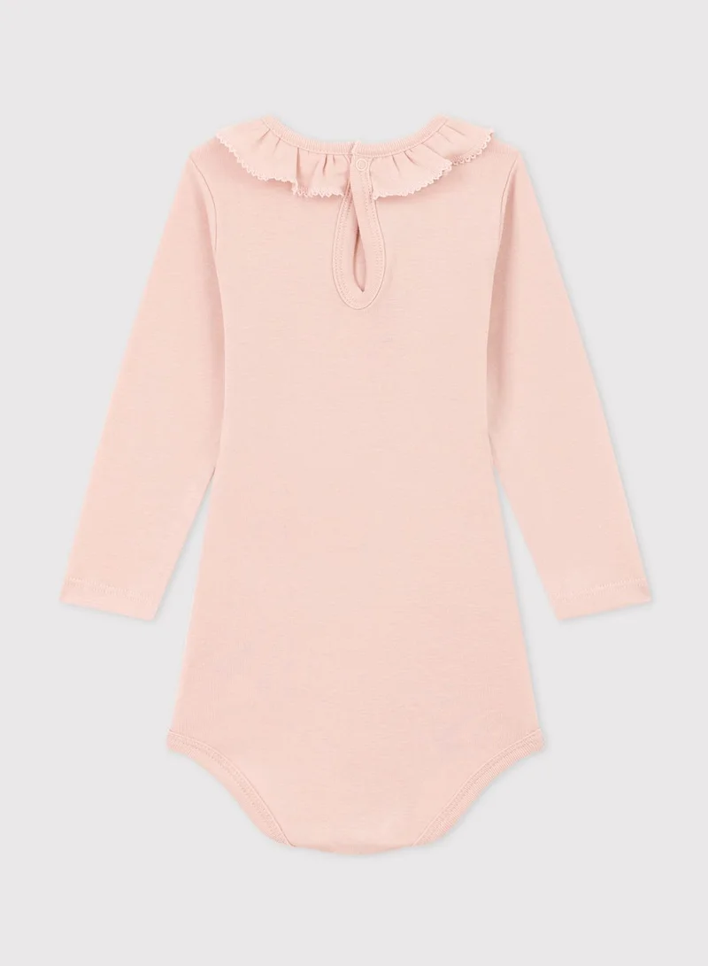 Petit Bateau Infant Ruffled Bodysuit