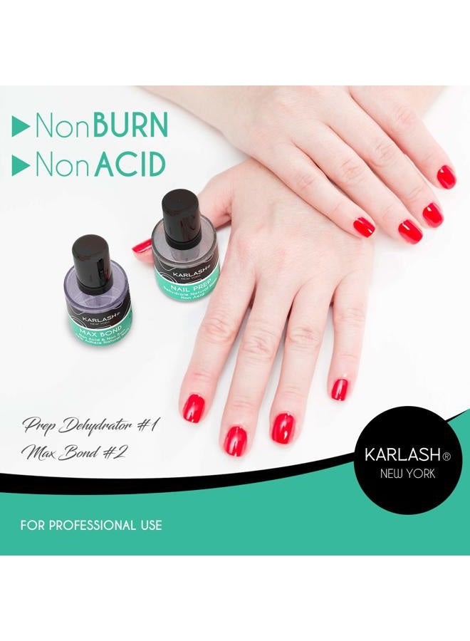 Karlash برايمر تحضير الأظافر الطبيعي الخالي من الحمض من الولايات المتحدة الأمريكية، برايمر لربط الأظافر، برايمر ربط متفوق لبودرة الأكريليك وطلاء الأظافر الجل 0.5 أونصة - Image 5