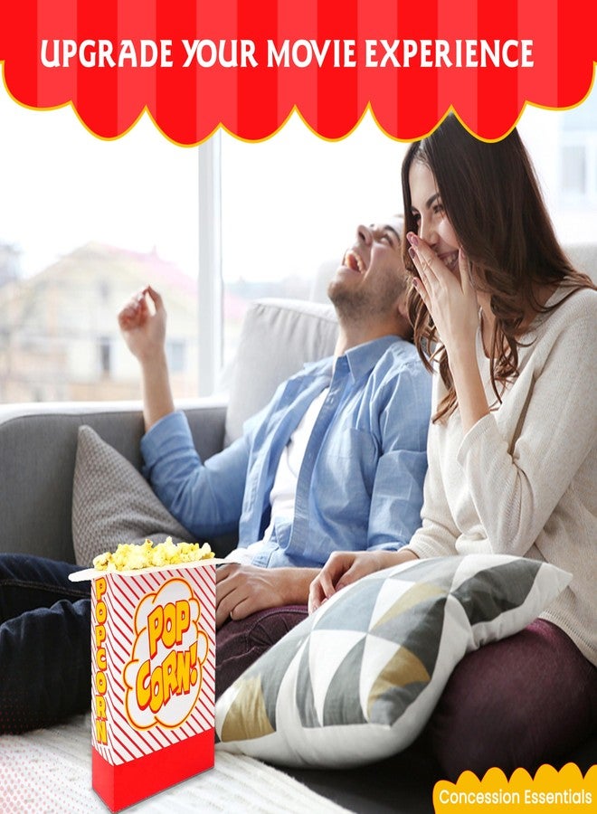 Concession Essentials 1.25oz Popcorn Box Containers -1E-Cardboard Close Top for Individual Servings - Pack of 100ct - Image 5
