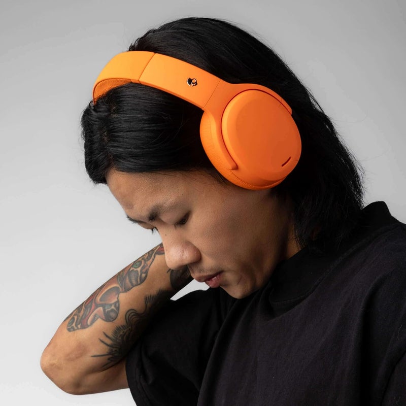 سكل كاندي Crusher ANC 2 Over-Ear Noise Cancelling Wireless Headphones with Sensory Bass, 50 Hr Battery, Skull-iQ, Alexa Enabled, Microphone, Works with Bluetooth Devices True Hazard - Image 5