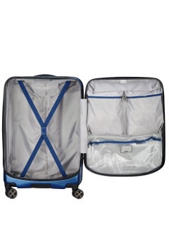 DELSEY Paris Cruise 70cm Hardside 4 Double Wheel Check-In Luggage Trolley Blue  - Image 3