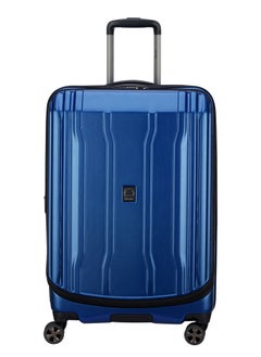 DELSEY Paris Cruise 70cm Hardside 4 Double Wheel Check-In Luggage Trolley Blue  - Image 1
