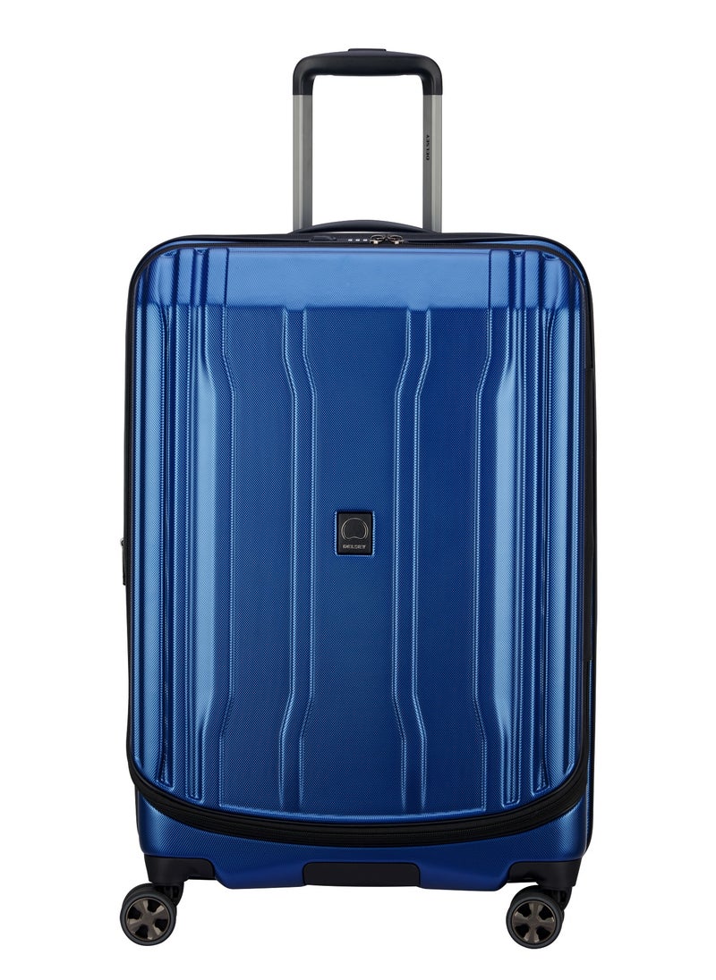 DELSEY Paris - Cruise 70cm Hardside 4 Double Wheel Check-In Luggage Trolley Blue - Image 1