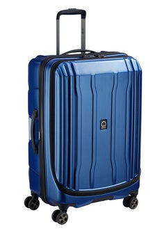 DELSEY Paris Cruise 70cm Hardside 4 Double Wheel Check-In Luggage Trolley Blue  - Image 2