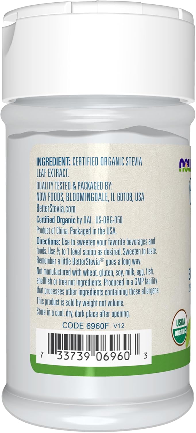 NOW Foods Stevia White Extract Powder 1 Ounces by Now Foods - Image 3