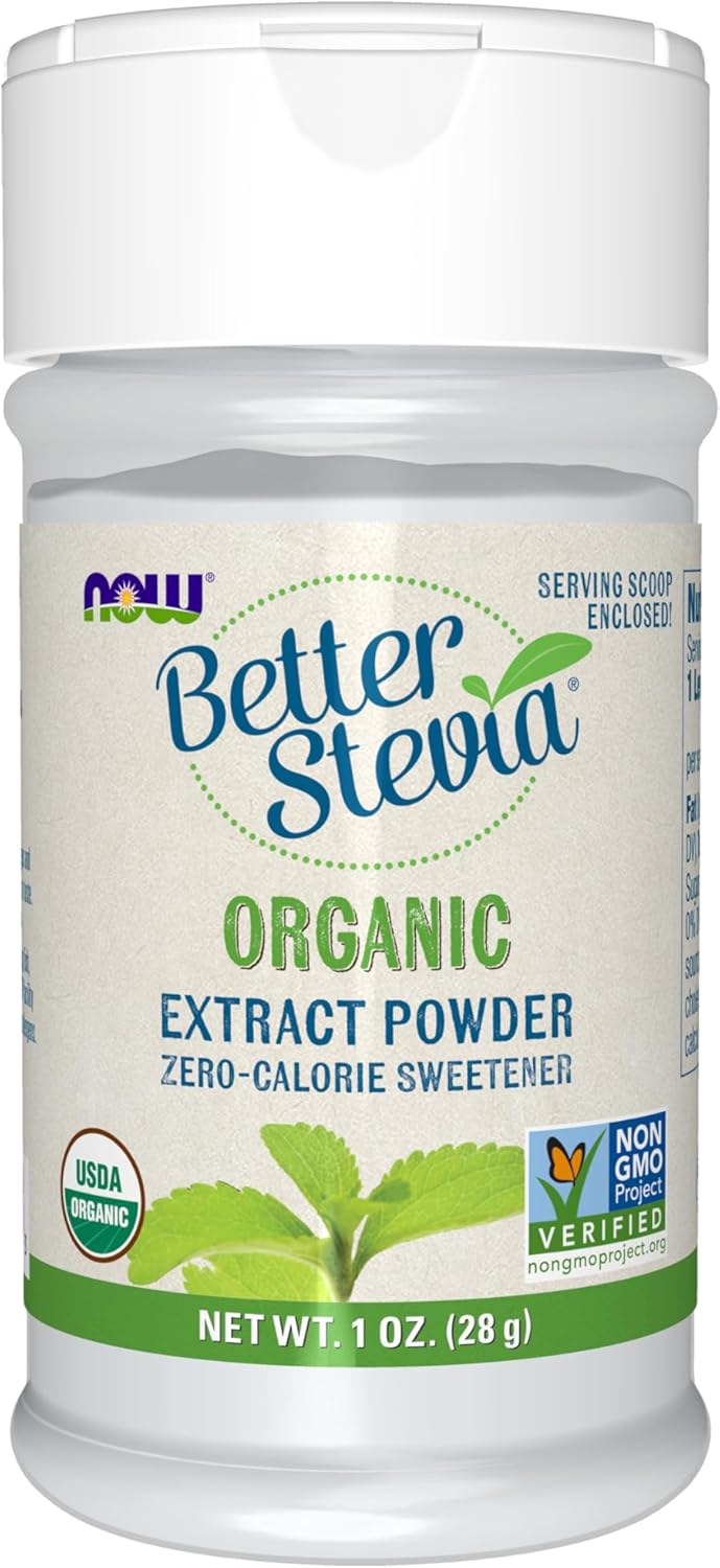 NOW Foods Stevia White Extract Powder 1 Ounces by Now Foods - Image 1