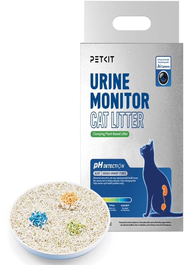 PETKIT 2025 New Urine Monitor Litter, pH Detection Tofu Litter, Superior Clumping 100% Natural Ingredients Plant Cat Litter, Dust-Free and Odor Control, Non-Sticky, Easy Scooping (5.2lb×1bag) - Image 1