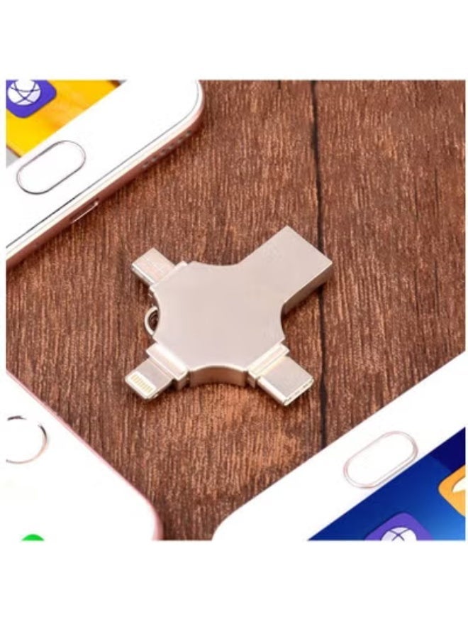 4 in 1 Type-C OTG USB Flash Drive 3.0, 256GB Memory Stick Compatible with iPhone, Android, and PC - Image 2