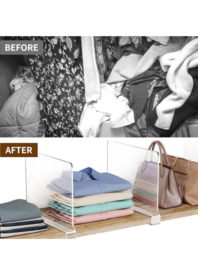 4 قطعة الاكريليك مجلس الوزراء تقسيم الجرف شفافة خزانة الجرف التشطيب خزانة خزانة خزانة خزانة تقسيم المطبخ غرفة نوم مطبخ مكتب الرف - Image 2