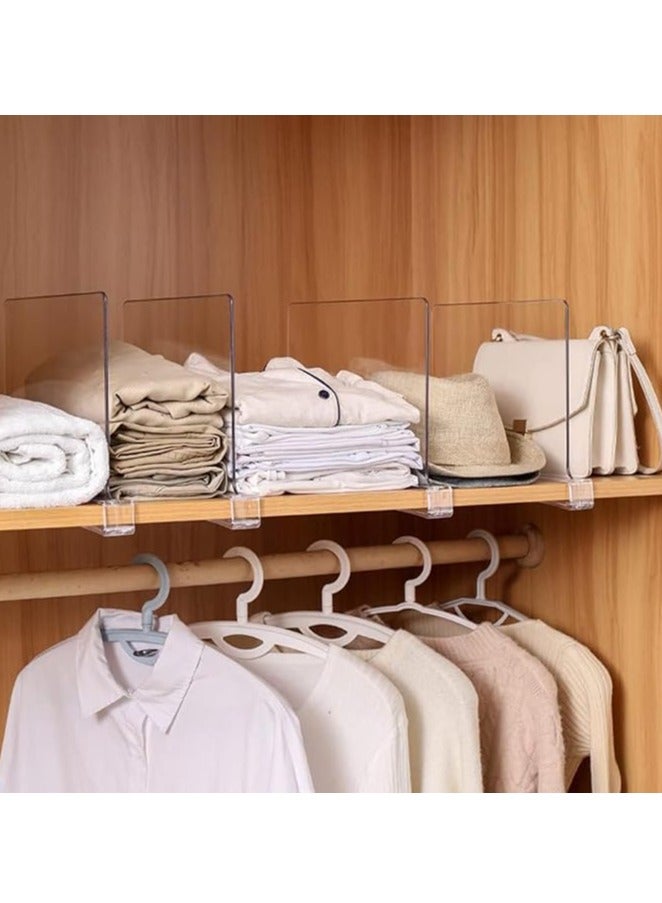 4 قطعة الاكريليك مجلس الوزراء تقسيم الجرف شفافة خزانة الجرف التشطيب خزانة خزانة خزانة خزانة تقسيم المطبخ غرفة نوم مطبخ مكتب الرف - Image 4