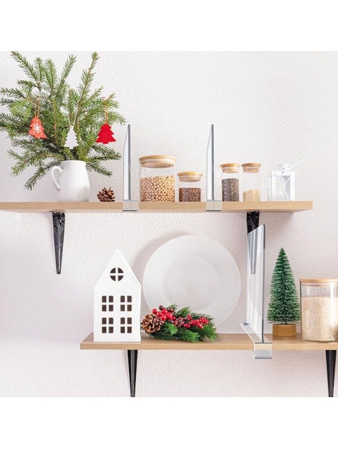 4 قطعة الاكريليك مجلس الوزراء تقسيم الجرف شفافة خزانة الجرف التشطيب خزانة خزانة خزانة خزانة تقسيم المطبخ غرفة نوم مطبخ مكتب الرف - Image 5