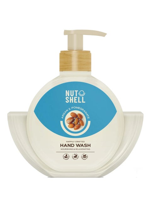 NUTSHELL HAND WASH (ARGAN & POMEGRANATE) 375ML.