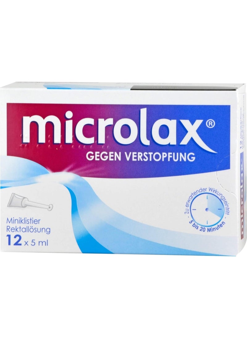 MICROLAX Rectal Solution Enemas 12 x 5 ml - Image 3