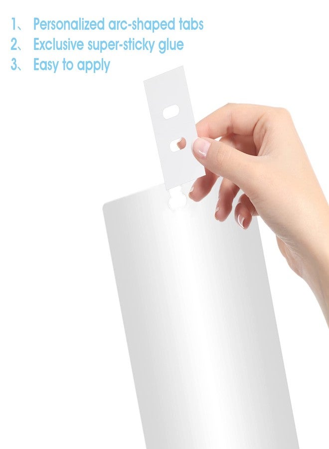 براساكو طقم إصلاح الستائر الرأسية، يتضمن 12 مجموعة من ألسنة إصلاح الستائر الرأسية و12 قطعة من مشابك ساق الستائر الرأسية البديلة، قطع غيار للستائر الرأسية المكسورة والمفقودة. - Image 3