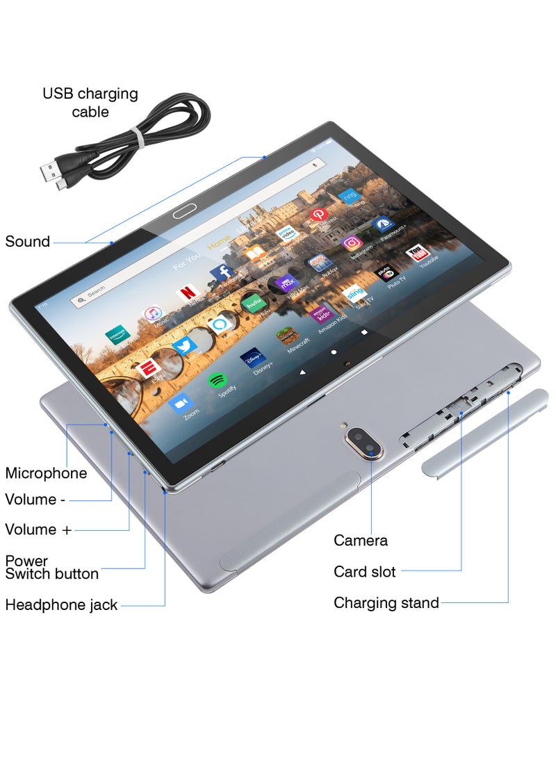 oem Educational Android Tablet, 10 Inch Large HD Display Gaming Tablet, Lightweight And Portable Two In One Wifi Pad, Ultra Slim Design Smart Tablet For Study And Entertainment, (1pc) - Image 3