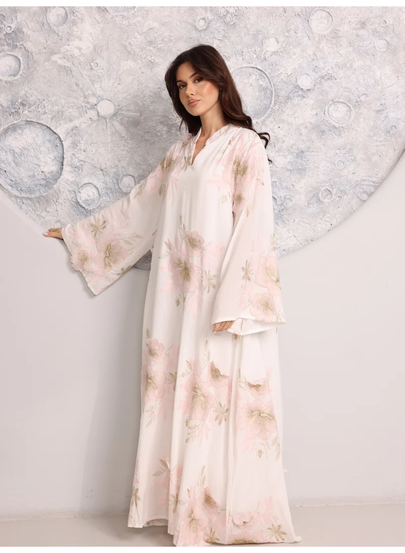 IKKXA  Aqua Lumière Jalabiya IK5018 Pink  | Best Price UAE
