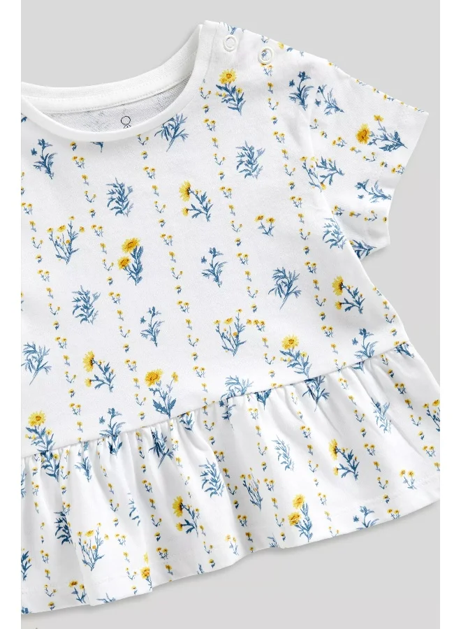 mothercare Floral T-Shirts - 3 Pack
