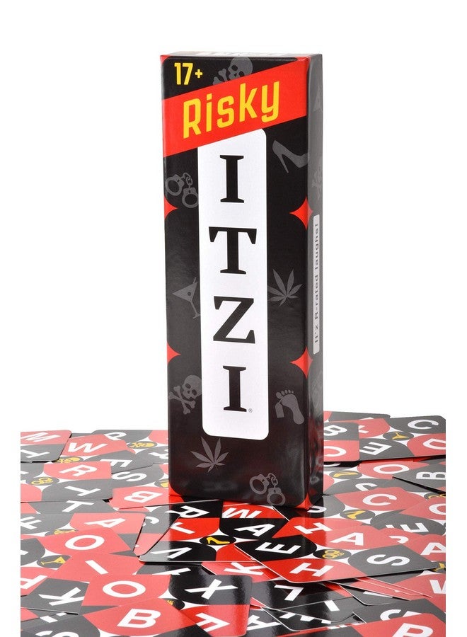 TENZI Risky ITZI - The Fast, Fun, and Twisted Word Matching Adult Party Card Game for Ages 17-107 - 2-8 Players - Image 2