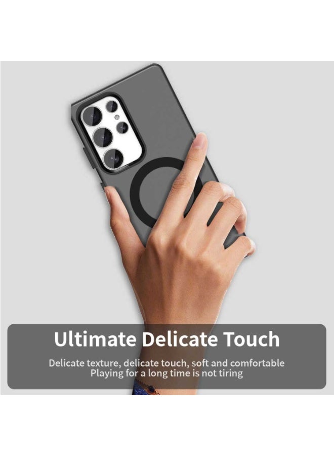Tm Samsung S25 Ultra Cover | Ultra Shield Anti-Drop Phone Case | Slim Matte Protective Back Cover - Black - Image 5