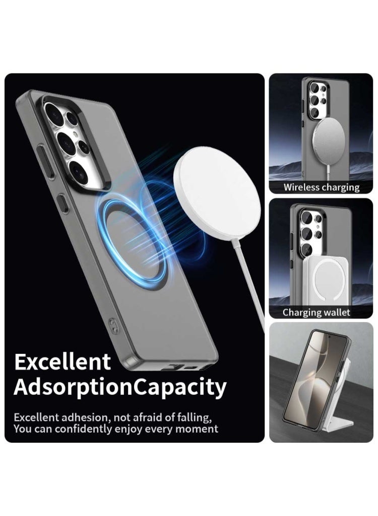 Tm Samsung S25 Ultra Cover | Ultra Shield Anti-Drop Phone Case | Slim Matte Protective Back Cover - Black - Image 3
