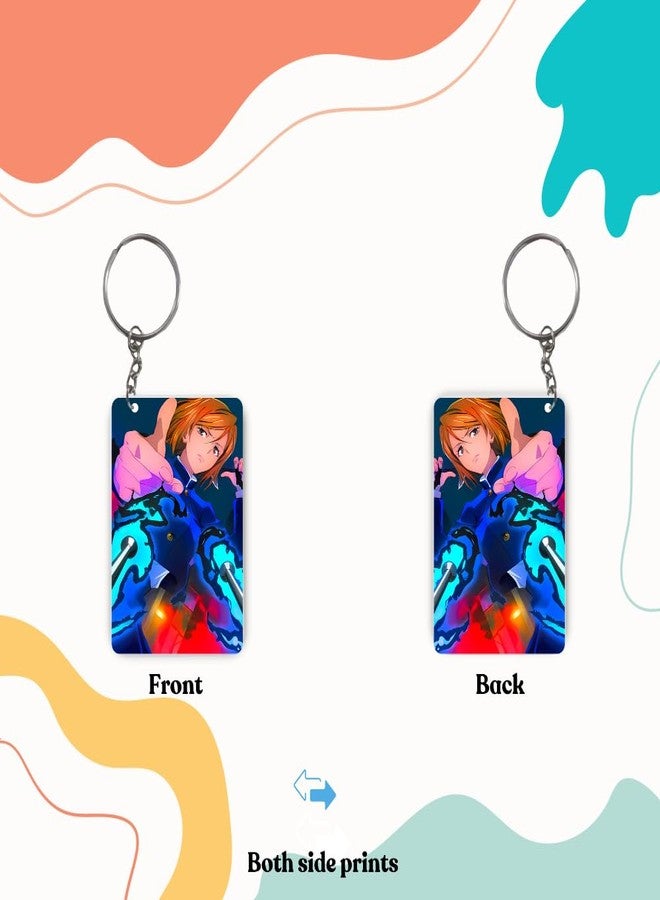 KRAFTiiX Jujutsu Kaisen Keychain Set (4 Pcs) | Durable Polymer Keychains with Iconic Anime Characters | Stylish & Lightweight Accessory for Fans - Image 5