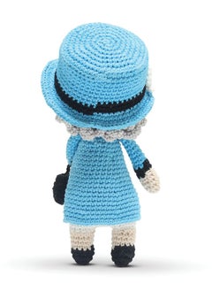 Happy Threads Handmade Crocheted Queen Elizabeth (6 inch) – Multicolour | Crochet Toys | Child Safe | for Babies 6 Months & Above | Dolls for Boys/Girls| For Birthday Gift | Decorative Items for Room  - Image 4