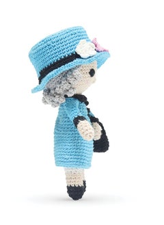 Happy Threads Handmade Crocheted Queen Elizabeth (6 inch) – Multicolour | Crochet Toys | Child Safe | for Babies 6 Months & Above | Dolls for Boys/Girls| For Birthday Gift | Decorative Items for Room  - Image 2