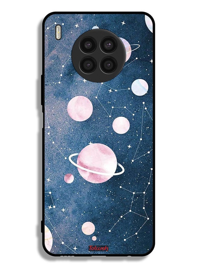Tolwak Honor 50 Lite Protective Case Cover Space Art - Image 2
