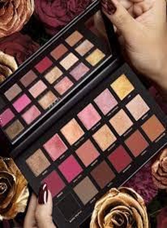 JAAYANSHA Eye Makeup Rose Gold Remastered Edition 18 Color Eyeshadow Palette Shimmery, Velvet & Matte Finish - Image 3