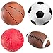 PlayBolt Sports Balls for Kids Toddlers Pack of 4 5inch Sports Set Includes Football Small Size Soccer Basketball and Playground Balls Fun Indoors Outdoor Toys Hand Pump Included - Image 3