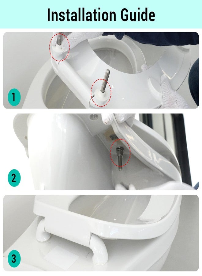 DryLabs Heavy Duty Commercial Open Front Toilet Seat, Elongated 18.5-Inch Public Toilet Seat for Hospital, Hotel, School, Church, PP Material, Fits Most Toilet Bowl Seat White (1PACK) - Image 5