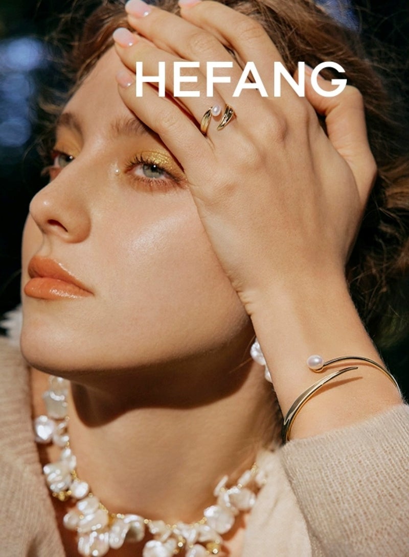 هيفانج سوار من لؤلؤ أوراق الزيتون - Image 2