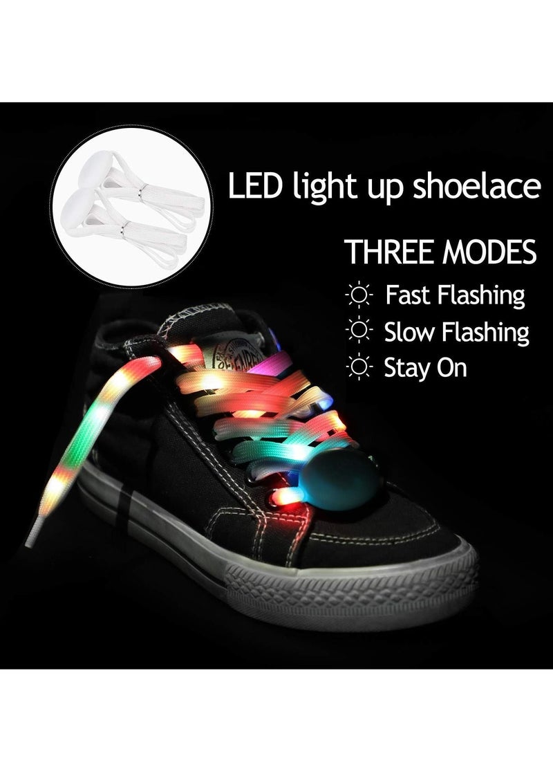Generic - Light up Gloves Set LED Finger Gloves for Adults LED Flashlight Gloves and Shoe Laces Cool Fun Toys for Kids Boys Girls Costumes Party - Image 1