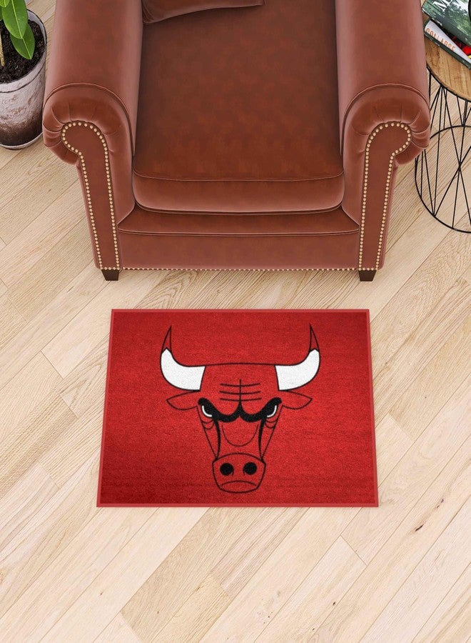 FANMATS 11902 Chicago Bulls Starter Mat Accent Rug - 19in. x 30in. | Sports Fan Home Decor Rug and Tailgating Mat - Image 2