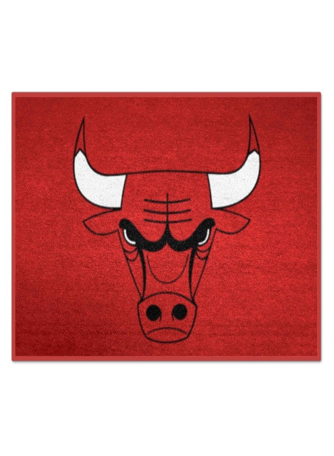 FANMATS 11902 Chicago Bulls Starter Mat Accent Rug - 19in. x 30in. | Sports Fan Home Decor Rug and Tailgating Mat - Image 1