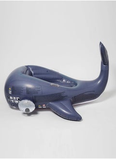 SUNNY LIFE Luxe Whale Ride-On Pool Float |  Inflatable Toys for Kids | Pool Lounger Toy | Outdoor Swimming Pool Fun Float | Summer Water Ride Floatie  - Image 3