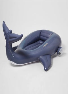 SUNNY LIFE Luxe Whale Ride-On Pool Float |  Inflatable Toys for Kids | Pool Lounger Toy | Outdoor Swimming Pool Fun Float | Summer Water Ride Floatie  - Image 4