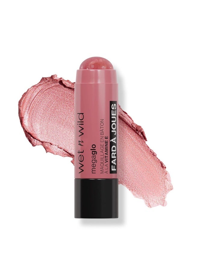 Wet N Wild Mega Glo Vitamin And Make-Up Stick Blush - Dusty Pink - Image 1
