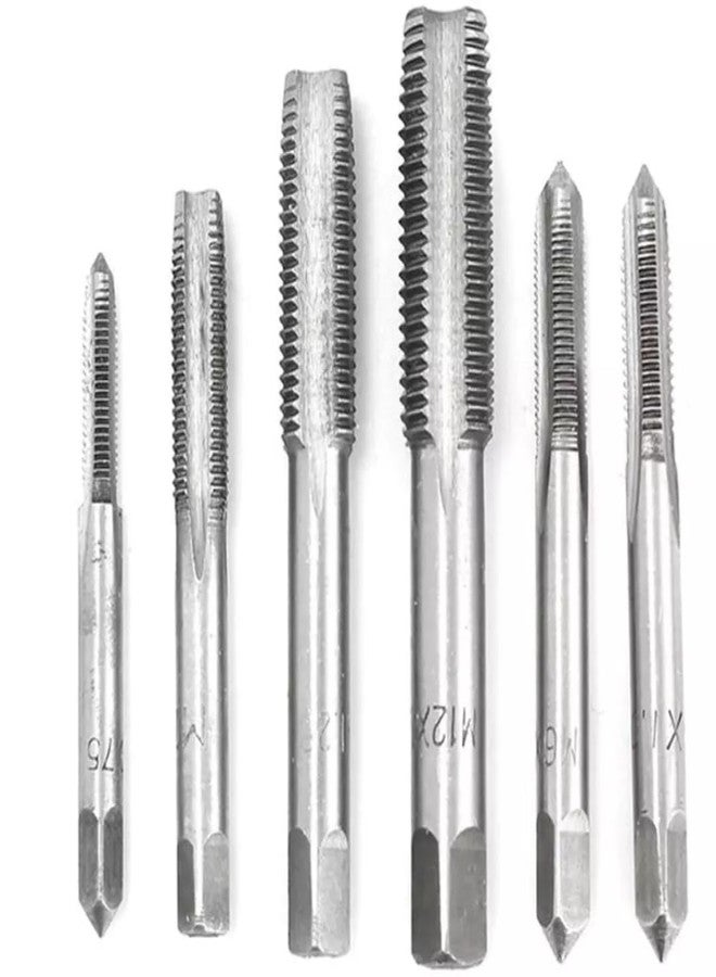 VTH WITH TAGLINE ABSOLUTE TOOLING SOLUTIONS مجموعة VTH® المكونة من 40 قطعة من أدوات اللولبة والقطع | طقم أدوات لولبة متري من الفولاذ الكربوني مع مفاتيح ربط وحقيبة | قاطع لولبة للمعادن، وإصلاح السيارات، والاستخدام المنزلي، وورش العمل - Image 5
