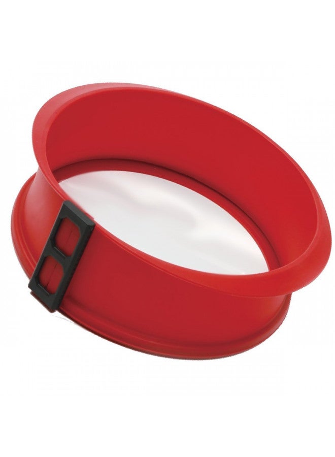 Norpro صينية نوربرو السيليكون القابلة للفك مع قاعدة زجاجية، 9 بوصة/23 سم، كما هو موضح - Image 4