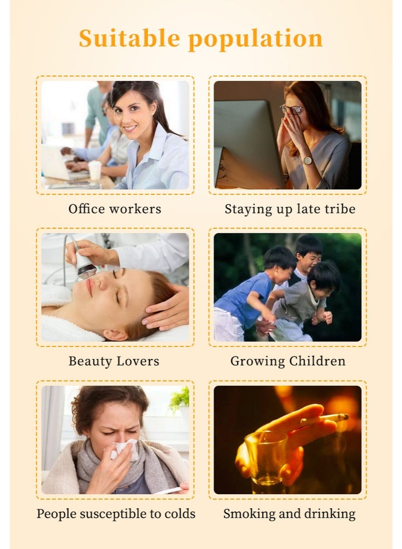 Winstown Wins Town Vitamin C Complex. Each tablet contains 24.5 mg of Vitamin C. 20 effervescent tablets. Boosts immunity. Orange flavor (4-pack). - Image 5