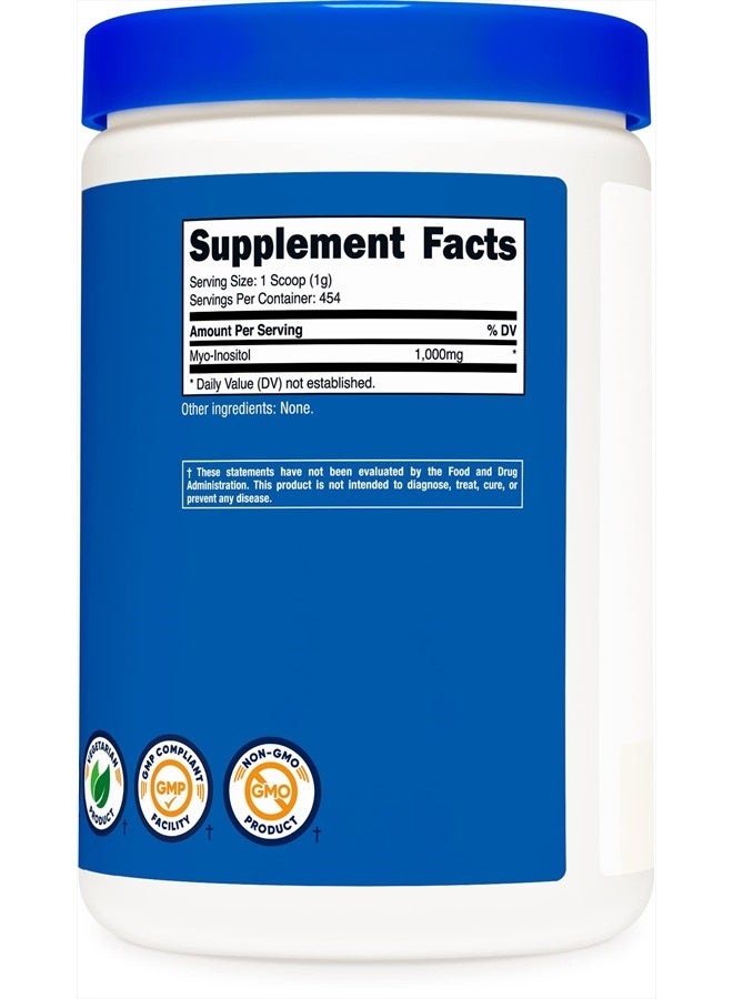 Nutricost مسحوق إينوزيتول 1 رطل (454 جرام) - خالي من الجلوتين وغير معدّل وراثيًا - Image 4