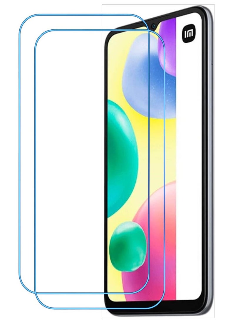 ACLIX 2 Pieces Antistatic ESD Dustproof Premium Quality High Definition Clear Tempered Glass Screen Protector Designed For Xiaomi Redmi 10A - Image 1