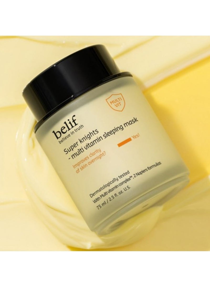 Belif Super Knights Multi Vitamin Sleeping Mask for Dull Skin 75ml - Image 2