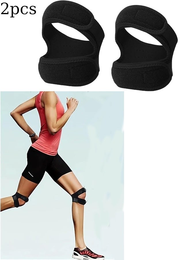 KANGLI 1 Pair Professional Knee Brace Compression Knee Support with Patella Sponge Pad Knee Sleeve for Pain Relief, Injury Recovery, Arthritis, Sports, Workout - Image 1