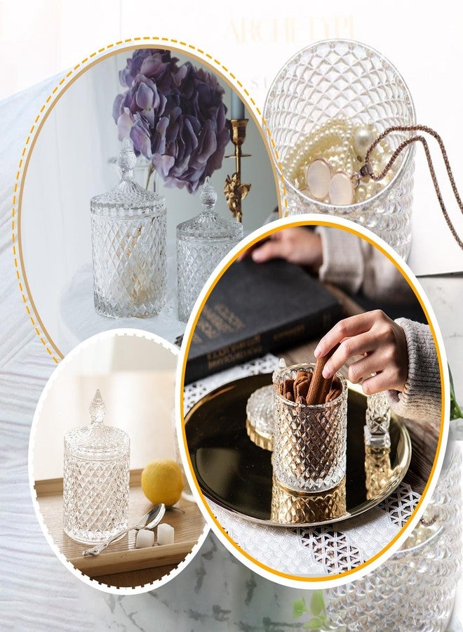 اس واي بي ال برطمان زجاجي كريستالي من سيبل، سعة 300 مل (10 أونصة)، مع غطاء، يُستخدم أيضًا كمرطبان للبسكويت، أو علبة مجوهرات، أو علب للبوفيه والبسكويت، لتخزين البسكويت والسكر في خزانة المطبخ. - Image 5