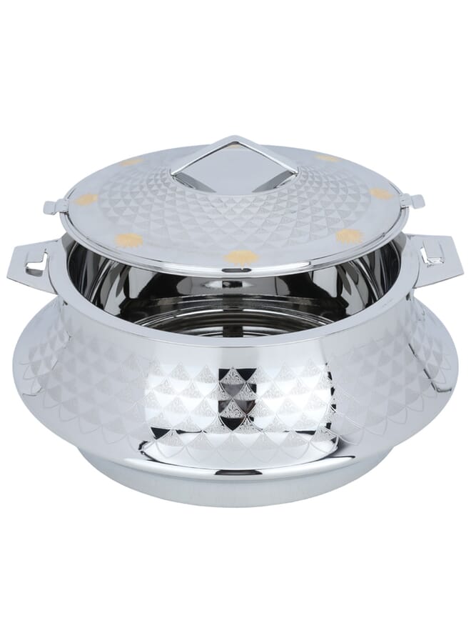 Alsaif Gallery Al Saif Gallery Steel Food Container, 5000 ml - Silver - Image 2