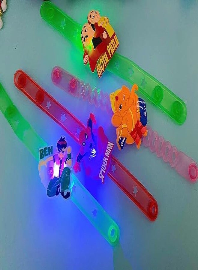 Evisha 2 Pcs LED Assorted Cartoon Character Rakhi Set Combo For Kid Children Rakhi For Kids|Rakhi Bracelet|Kids Rakhi| Rakhi For Brother| Gift Combo Set Luma Roli Chawal Packet Bracelet - Image 5