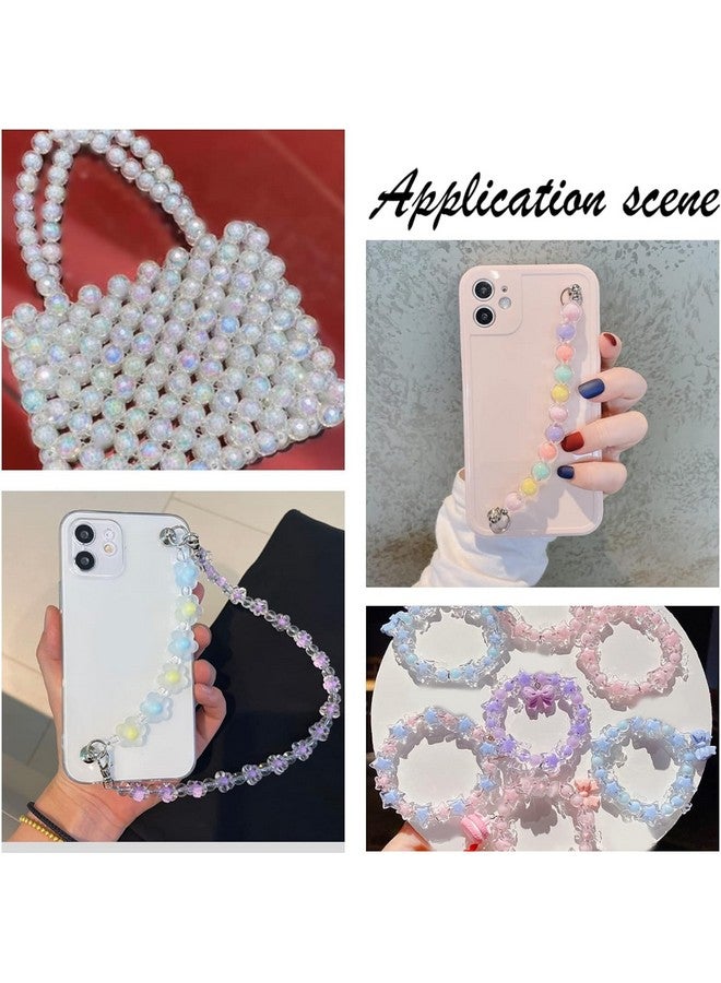 تشجكرافت CHGCRAFT 210 قطعة من خرزات الأكريليك الشفافة على شكل نجوم في خرزات على شكل قلب، خرزات متنوعة على شكل زهرة حلوى دائرية على شكل أرنب من البلاستيك لضفائر الشعر وحبل الهاتف وحزام المعصم، صناعة يدوية - Image 5