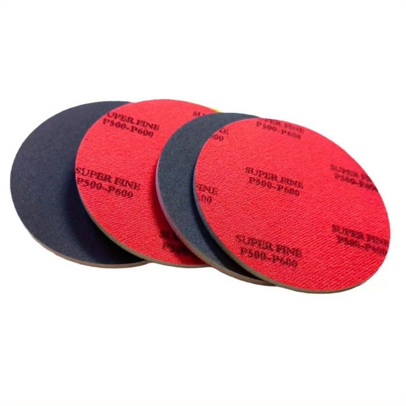 Grit320 6PCS 6 Inch 150mm Soft Foam Sanding Block Wet Dry Sandpaper For Wood Metal Drywall Furniture Polishing - Image 2